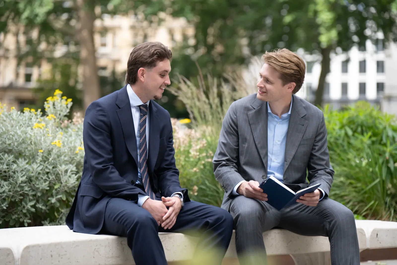 Binary Capital colleagues outside the firm's London office
