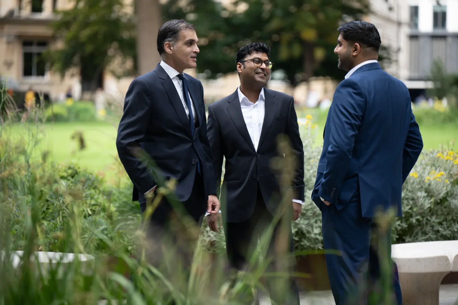 The Binary Capital team on a City of London street
