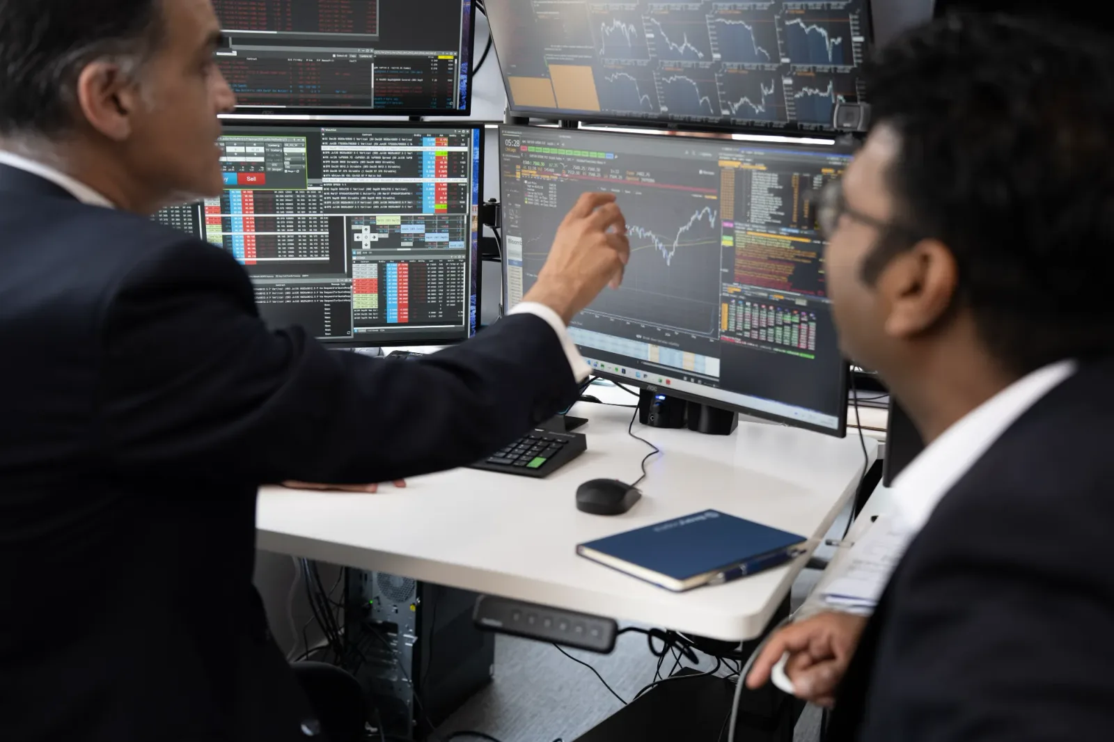 Binary Capital colleagues in discussion