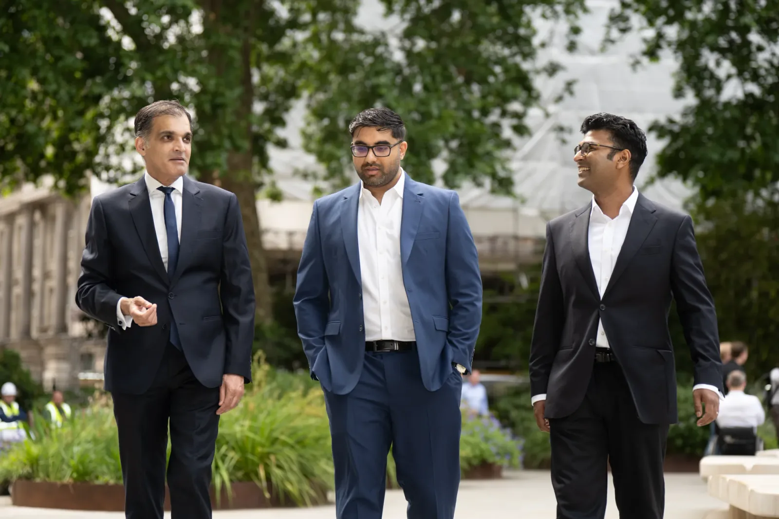 The Binary Capital team in a roundtable discussion